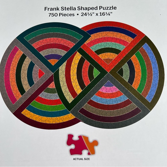 Galison MoMA Frank Stella Shaped Puzzle, 750 Pieces - Picture 5 of 8